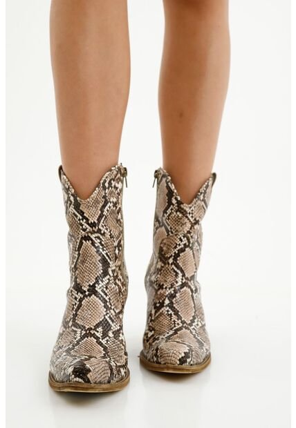 Botas Texanas De Pitón Para Mujer