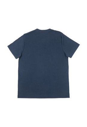 Camiseta Azul De Manga Corta Para Hombre