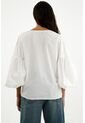 Camisa Oversize Cruda Para Mujer de Tennis