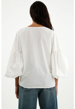 Camisa Oversize Cruda Para Mujer