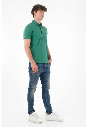 Tennis Jean Skinny Tiro Medio Con Efecto Craquelado Para Hombre