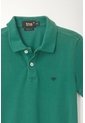 Polo Cuello Tejido Verde Para Niño de Tennis