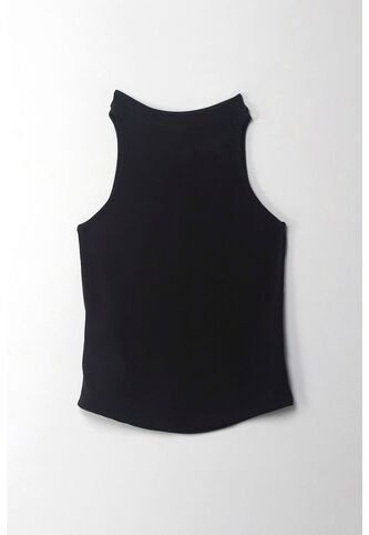 Tennis Camiseta En Tela Tejida Con Brillo Negra Para Mujer Tennis