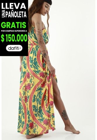 Tennis Vestido Largo Estampado Mosaico Para Mujer Tennis