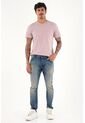 Tennis Jean Skinny Tiro Medio Azul Para Hombre de Tennis