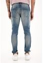 Tennis Jean Skinny Tiro Medio Azul Para Hombre de Tennis