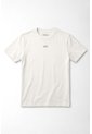 Tennis Camiseta Fit Recto Con Mini Tigre En Algodón Blanco Para Mujer de Tennis