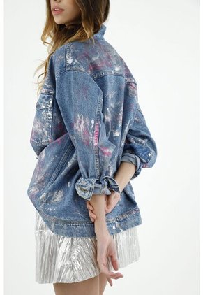 Chaqueta Azul Para Mujer