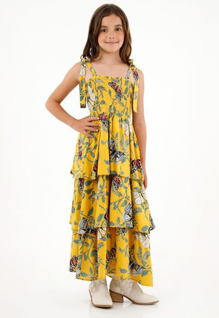 Vestido Largo De Boleros Para Niña