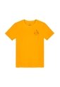 Tennis Camiseta Amarilla Estampada En Espalda Para Hombre de Tennis