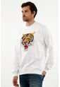 Buzo Blanco Con Tigre Para Hombre de Tennis