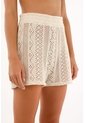 Tennis Bermuda Crudo Tipo Crochet Para Mujer de Tennis