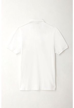 Tennis Polo Blanca Con Raqueta Multicolor Para Hombre