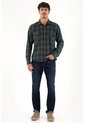Tennis Jean Classic Tiro Medio Azul Para Hombre de Tennis
