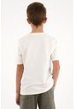 Camiseta Con Bordado Localizado Crudo Para Niño de Tennis