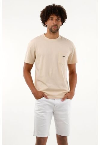 Camiseta Crudo Con Bolsillo Delantero Para Hombre Tennis