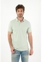 Tennis Polo En Tela Piqué Lycra Verde Con Diseño Limpio Para Hombre Con Detalle único de Tennis