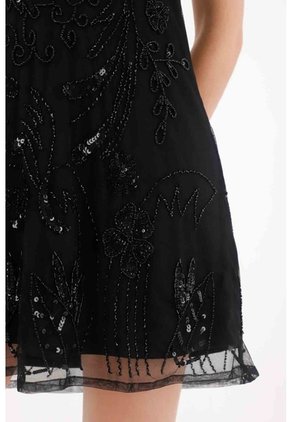 Tennis Vestido Corto Con Lentejuelas Para Mujer