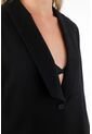 Tennis Abrigo Tipo Blazer Negro Para Mujer de Tennis