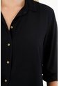 Tennis Camisa Manga Larga Negra Para Mujer de Tennis