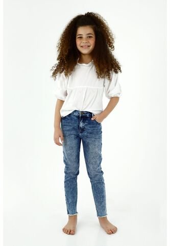 Jean Para Niña Con Efecto Desgastado Tennis