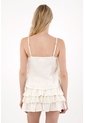Tennis Camisa De Tiras Graduables Crudo Para Mujer de Tennis