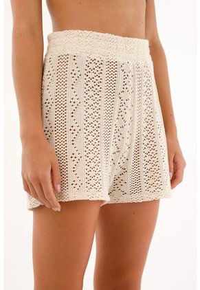 Tennis Bermuda Crudo Tipo Crochet Para Mujer
