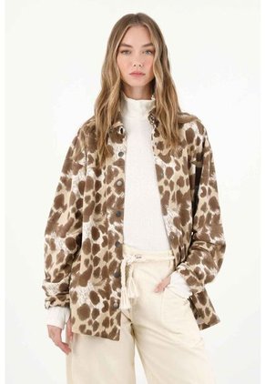 Tennis Buzo En Burda Con Estampado Animal Print Para Mujer