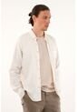 Tennis Camisa Crudo Con Bolsillos Delanteros Para Hombre de Tennis