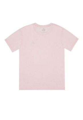 Camiseta Rosada De Manga Corta Para Hombre