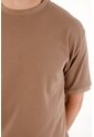 Tennis Camiseta Relaxed Con Textura Piqué En Algodón Camel Para Hombre de Tennis