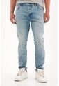 Tennis Jean Skinny Con Desgastes Azul Medio Para Hombre de Tennis