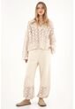 Tennis Pantalón En Burda Con Bota Enresortada Crudo Para Mujer de Tennis