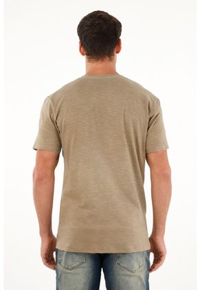 Tennis Camiseta Gris Manga Corta Para Hombre