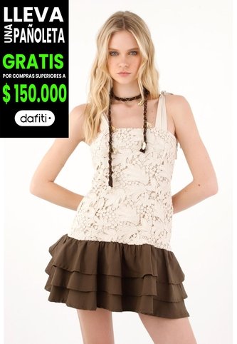 Tennis Vestido Corto De Escote Recto Crudo De Ajuste Cómodo Para Mujer Tennis