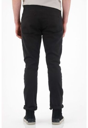 Tennis Pantalón Recto Cinco Bolsillos Negro Para Hombre