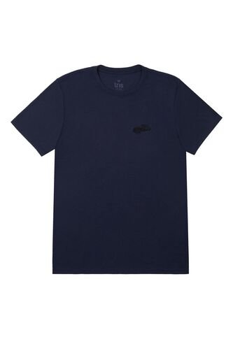 Tennis Camiseta Básica Estampada Azul Para Hombre Tennis