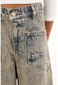Jean Horseshoe Con Pigmento Vintage Para Niña de Tennis