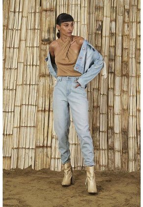 Jean Slouchy Azul Para Mujer