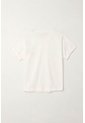 Camiseta Básica Manga Corta Crudo Para Niña de Tennis