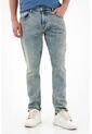 Tennis Jean Nudy Tono Claro Froster Azul Para Hombre de Tennis