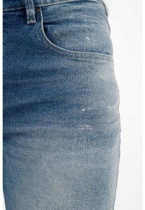 Tennis Jean Nudy Con Arrugas 3D Azul Para Hombre