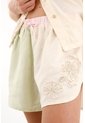 Tennis Bermuda Corta Multicolor Con Bordados Para Mujer de Tennis