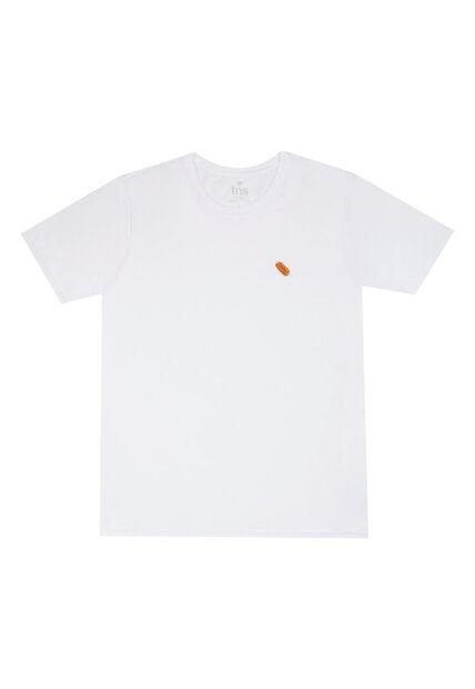 Tennis Camiseta Básica Blanca Para Hombre