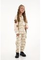 Pantalón Horseshoe Con Bordado De Flores Crudo Para Niña de Tennis