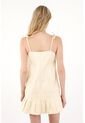Tennis Vestido Corto En Denim Crudo Para Mujer de Tennis