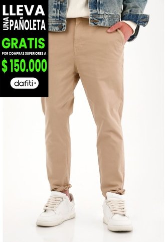 Tennis Pantalón Tipo Chino Corto Crudo Para Hombre Tennis