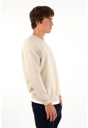 Tennis Buzo En Tela Perchada Crudo Para Hombre