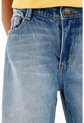 Jean Balloon Tiro Alto Para Niña