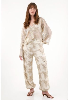 Tennis Pantalones Jogger Bordados Para Mujer
